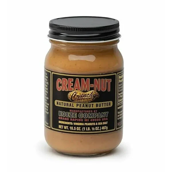 Koeze Cream-Nut Peanut Butter Natural Crunchy