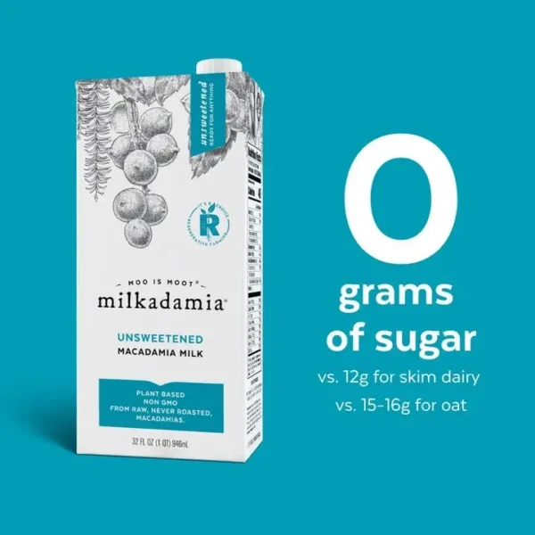 Milkadamia Unsweetened Macadamia Milk