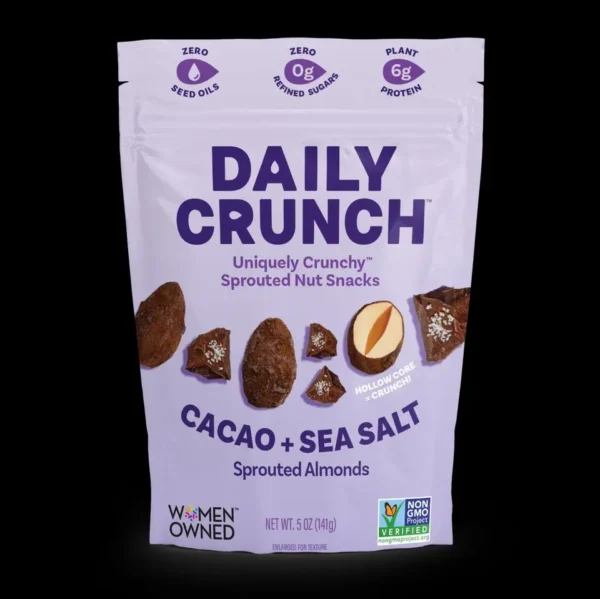 Daily crunch CACAO + SEA SALT sprouted almonds